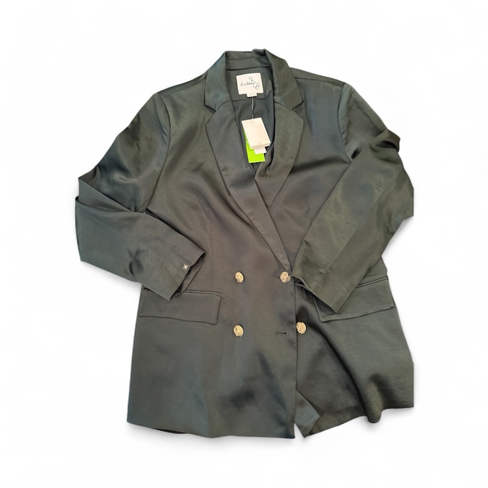 NWT Sam Edelman olive green Double-Breasted Blazer